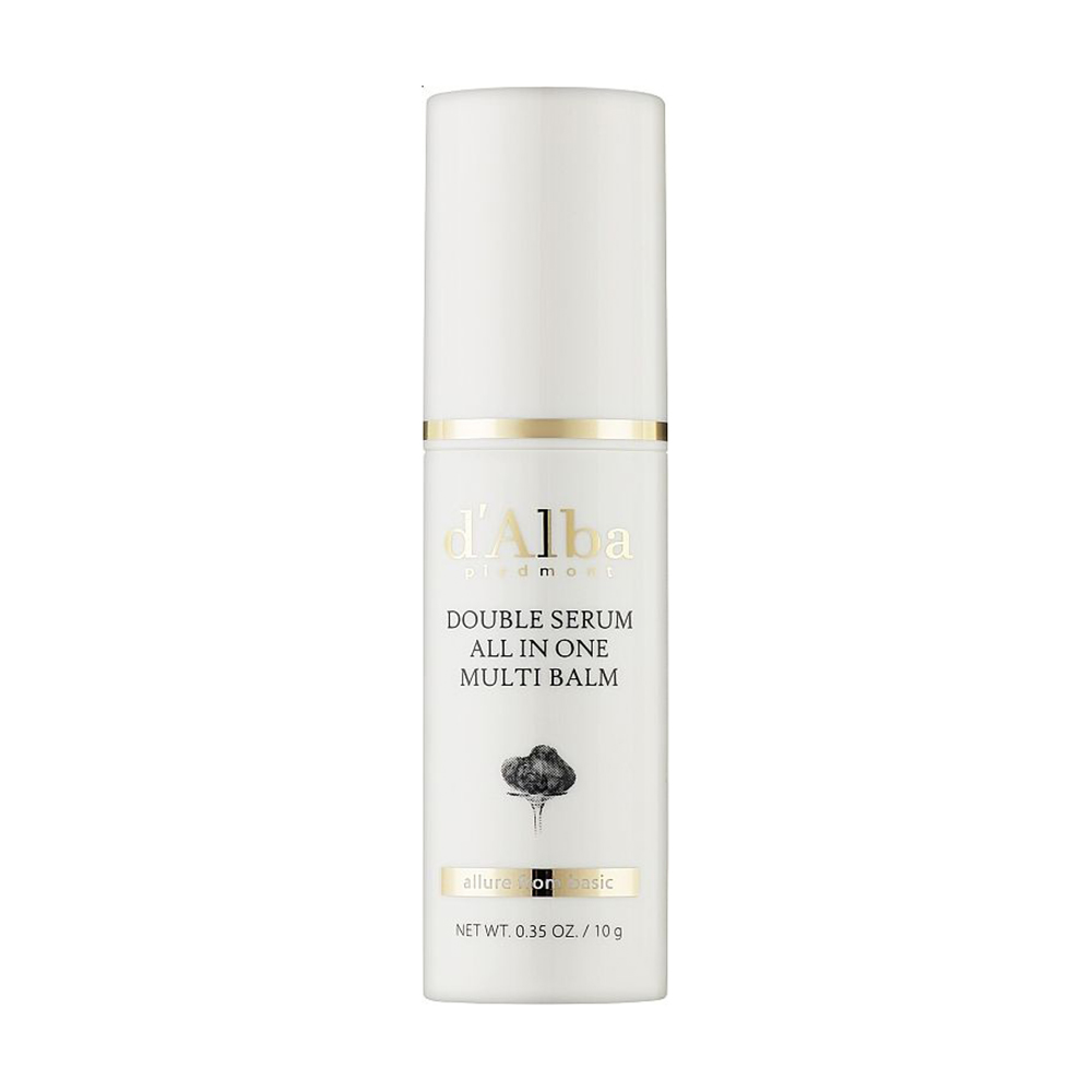 Мультифункціональний антивіковий стік для обличчя D'Alba Double Serum All In One Multi Balm, 10 г
